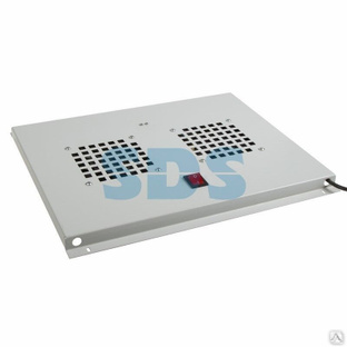 Модуль вентиляторный потолочный с 2-мя вентиляторами, без термостата, для шкафов REXANT серии Standart с глубиной 600мм 