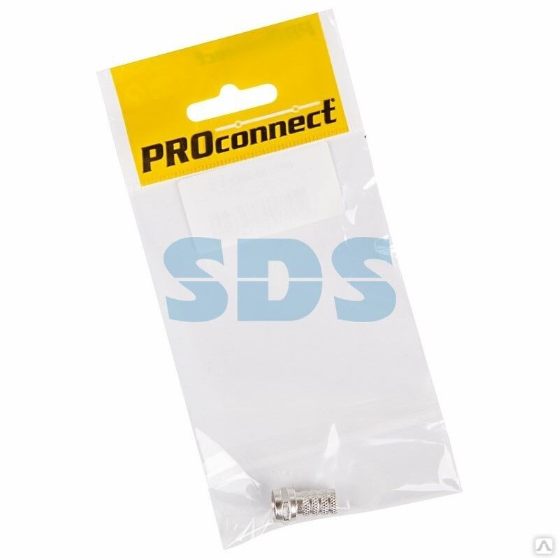 Разъем антенный на кабель, штекер F для кабеля RG-6, (1шт) (пакет) PROconnect 05-4003-4-7