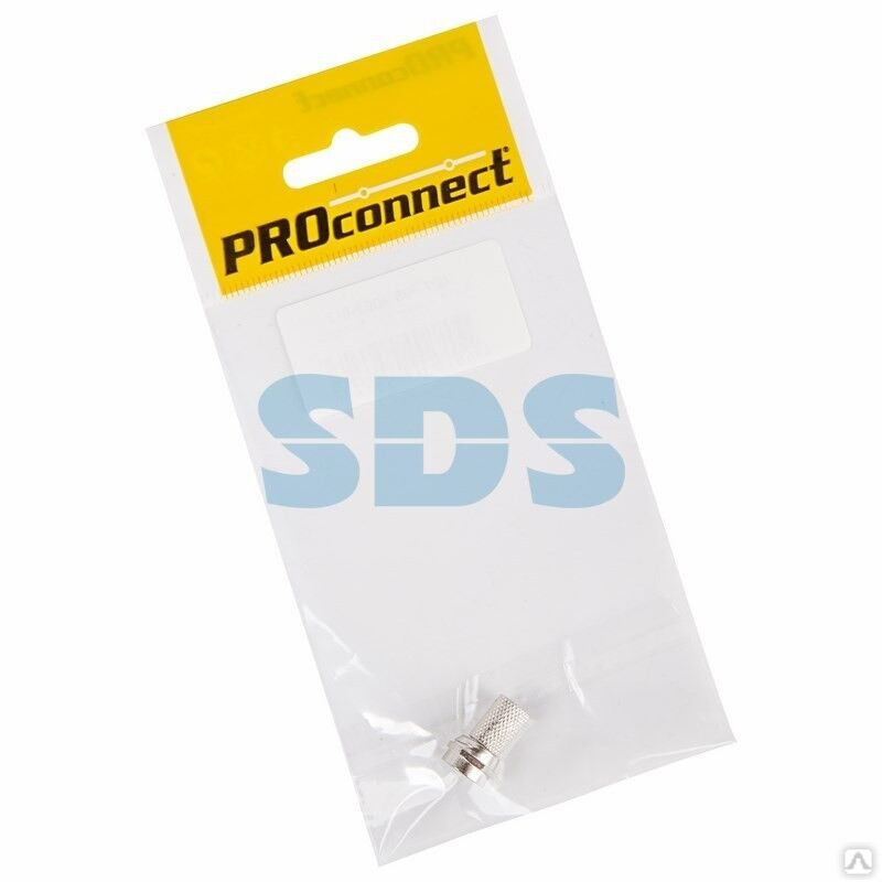 Разъем антенный на кабель, штекер F для кабеля RG-6, (1шт) (пакет) PROconnect 05-4003-6-7
