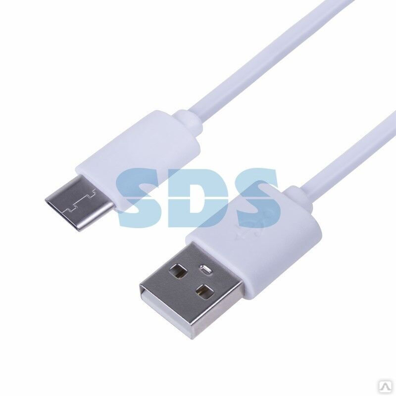 Шнур USB 3.1 type C (male) -USB 2.0 (male) 1 м белый REXANT