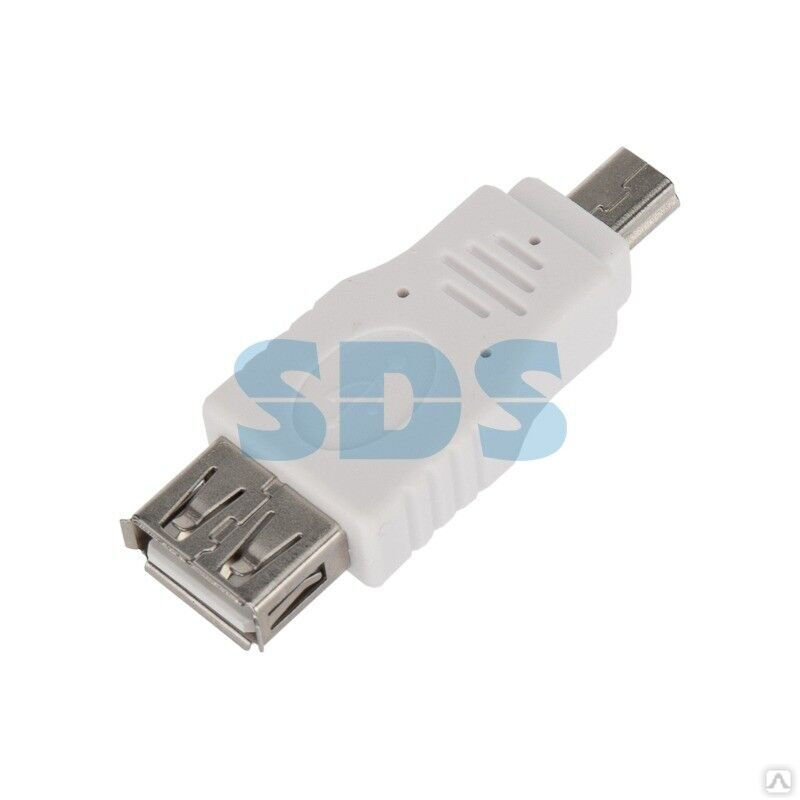 Переходник USB (гнездо USB-A - штекер mini USB), (1шт) Rexant