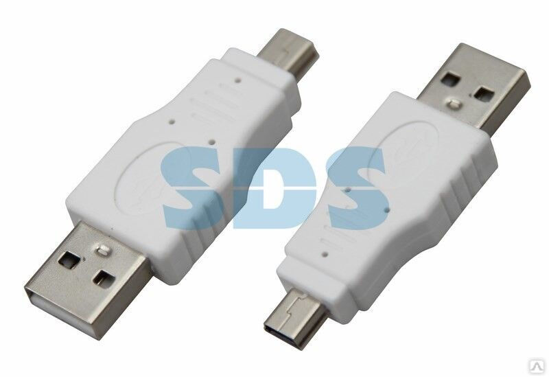 Переходник штекер USB-A (Male) -штекер miniUSB (Male) REXANT