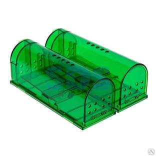 Набор живоловок-мышеловок, зеленый ABS-пластик REXANT 