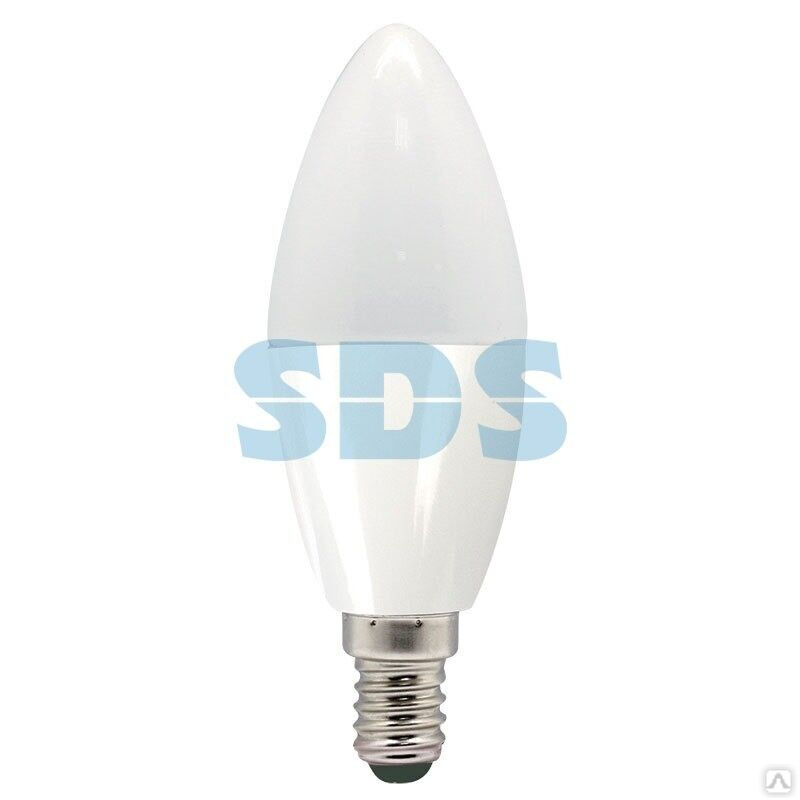 Лампа светодиодная LED C37 E14, 3 W 3000K 220 Lm 220 V PREMIUM Lamper
