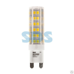 Лампа светодиодная капсульного типа JD-CORN G9 230В 5Вт 2700K теплый свет (поликарбонат) REXANT 