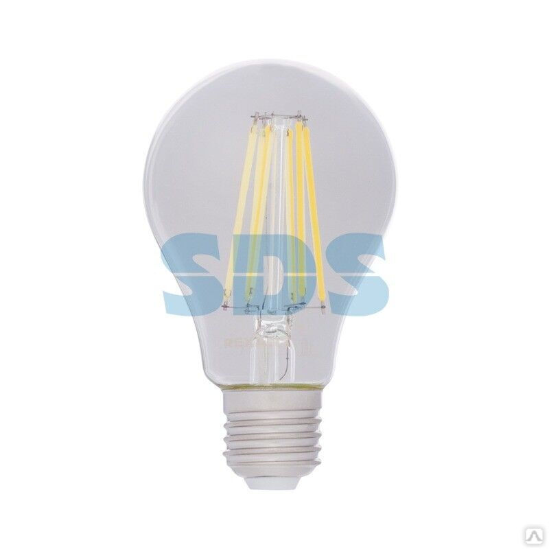 Лампа светодиодная филаментная Груша A60 13,5Вт 1600Лм 4000K E27 прозрачная колба REXANT