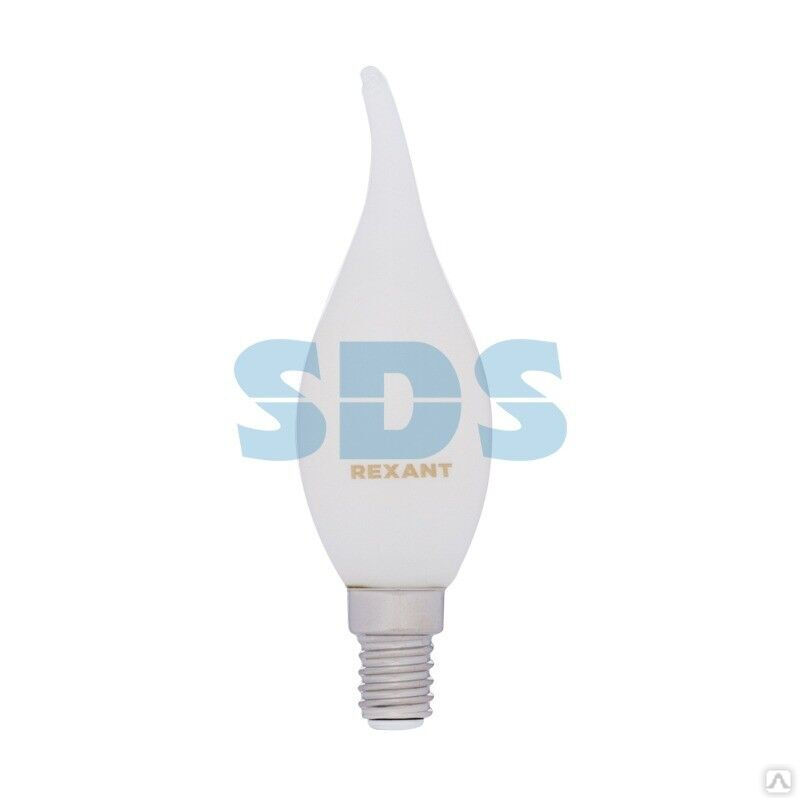 Лампа светодиодная филаментная Свеча на ветру CN37 9,5Вт 915Лм 2700K E14 матовая колба REXANT
