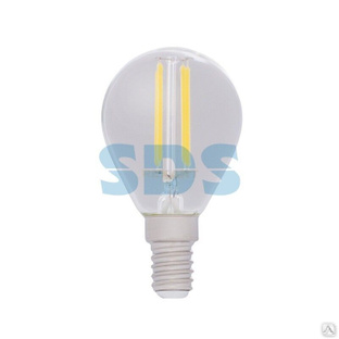 Лампа светодиодная филаментная Шарик GL45 7,5Вт 600Лм 2700K E14 диммируемая, прозрачная колба REXANT 