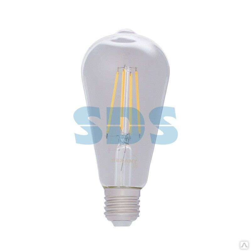Лампа светодиодная филаментная LOFT EDISON ST64 11,5Вт 1380Лм 2400K E27 золотистая колба REXANT