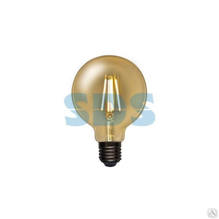 Лампа светодиодная филаментная LOFT GLOBE A95 11,5Вт 1380Лм 2400K E27 диммируемая золотистая колба REXANT 