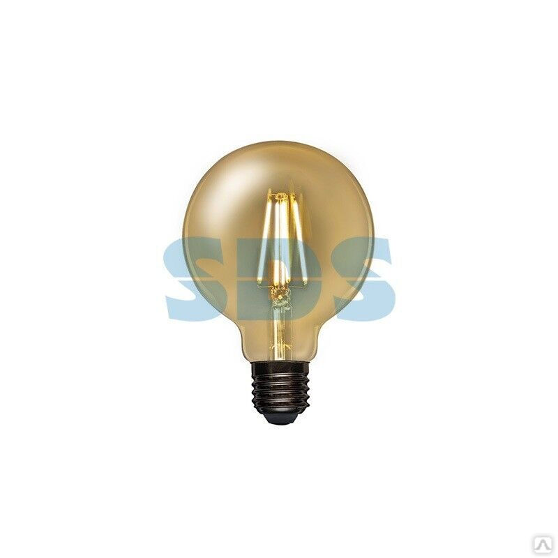 Лампа светодиодная филаментная LOFT GLOBE A95 11,5Вт 1380Лм 2400K E27 диммируемая золотистая колба REXANT
