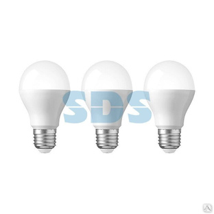 Лампа светодиодная REXANT Груша A60 11.5 Вт E27 1093 Лм 2700 K теплый свет (3 шт./уп) 