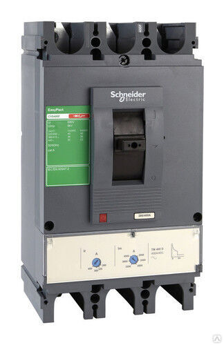 Выключатель автоматический силовой Schneider Electric EasyPact CVS 400, TM-D, 36кА, 3P, 400А