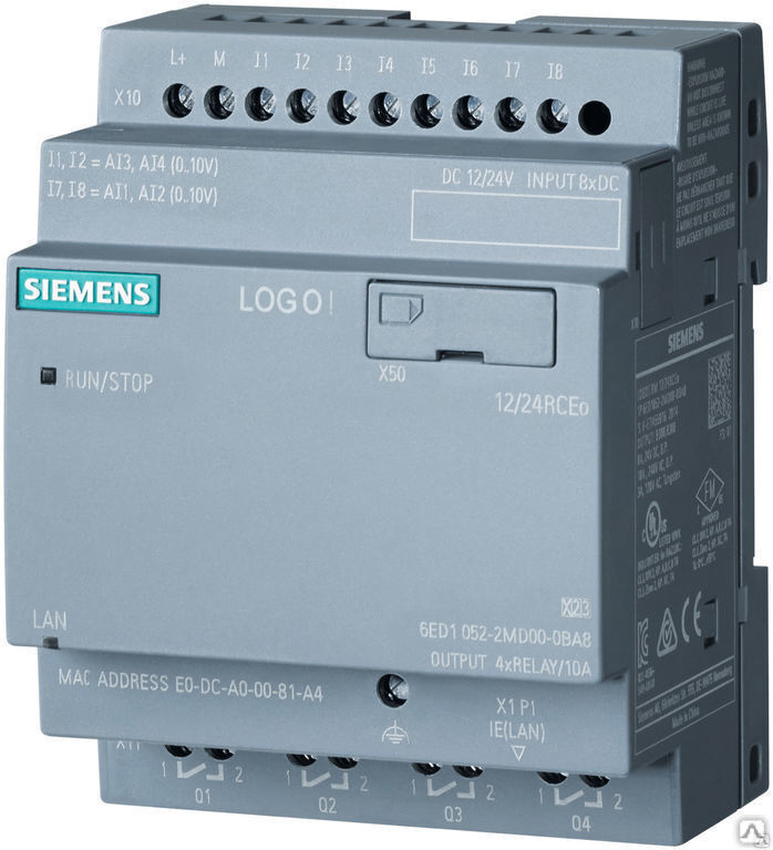 Контроллер программируемый SIEMENS 6ED1055-1MD00-0BA1