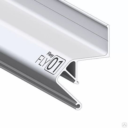 Стеновой парящий профиль Flexy FLY 01 для натяжных потолков без окраски 2000 мм