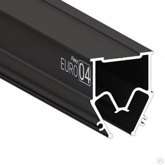 Разделительный профиль Flexy EURO 04 с теневым зазором для натяжных потолков алюминий 2000 мм