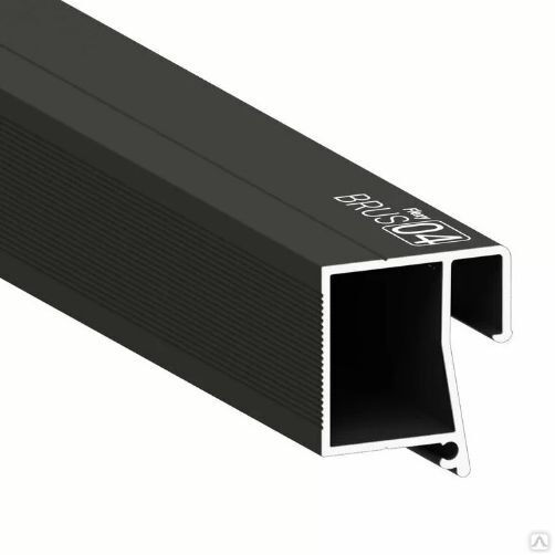 Теневой профиль Flexy BRUS 04 для натяжных потолков черный мат 2000 мм