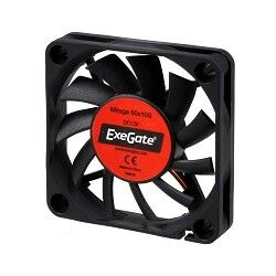 Exegate EX253944RUS Вентилятор ExeGate Mirage-S 60x60x10 подшипник скольжения, 3500 RPM, 26dB, 3pin EXEGATE