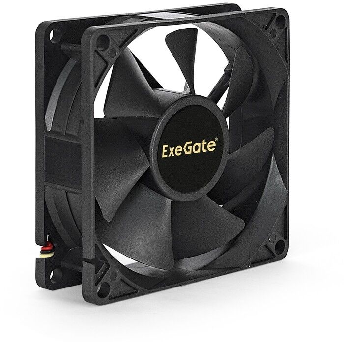 Exegate EX283375RUS Вентилятор ExeGate ExtraPower EP08025S2P, 80x80x25 мм, Sleeve bearing (подшипник скольжения), 2pin,