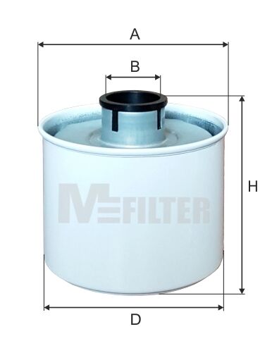 Воздушный фильтр компрессора Вольво Mfilter A8060 D1:86 D2:25 H:84 A7102.