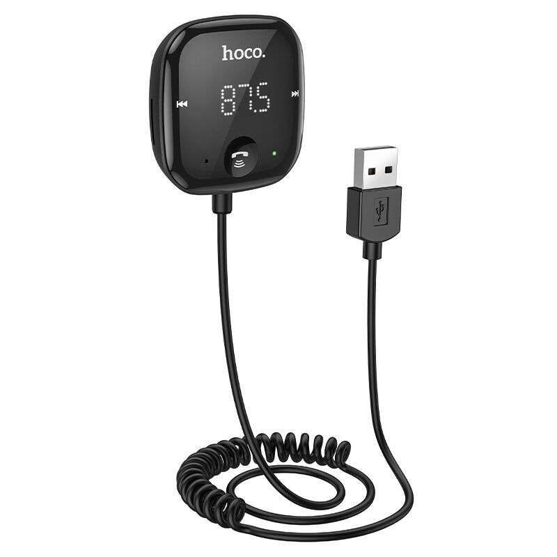 MP3 FM модулятор Hoco E65 (AUX, USB, microSD, Bluetooth v 5.0)