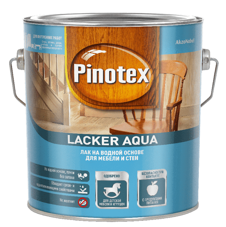 Пинотекс LACKER AQUA 10 лак матовый на вод. основе 2,7 л. 5254106