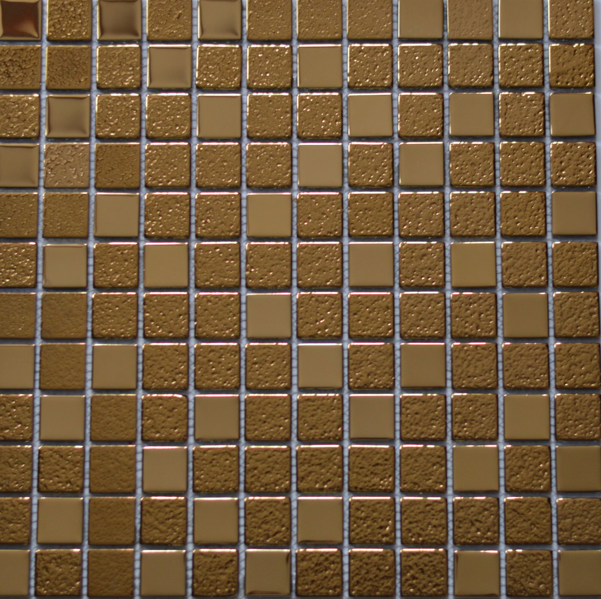 Мозаика стеклянная DG 025-2 Tonomosaic DG025-2 золотая