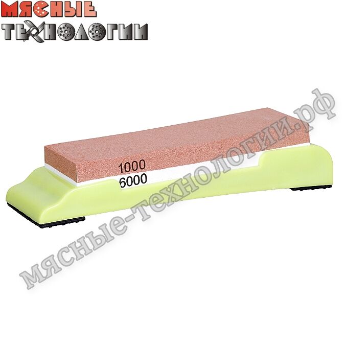 Камень водный двухсторонний 1000/6000 Premium Luxstahl (200х70х40 мм)