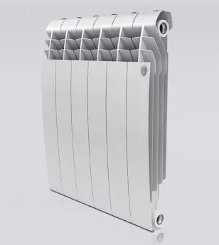 Биметаллический радиатор Ширина: 80 мм, Высота ребра: 500 мм, Секции: 11, Теплоотдача: 1463 Вт