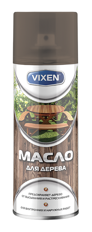 VIXEN Масло для дерева, бесцветн аэрозоль, 520 мл. VX-91010 /12
