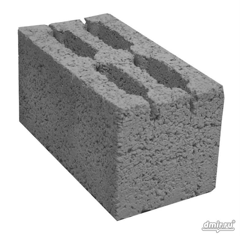 Блоки стеновые из керамзитобетона 200х200х400