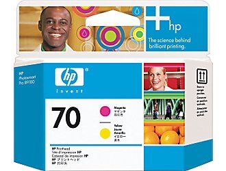 HP Печатающая головка Print Head №70 Magenta & Yellow (Z2100/Z3100) (C9406A)