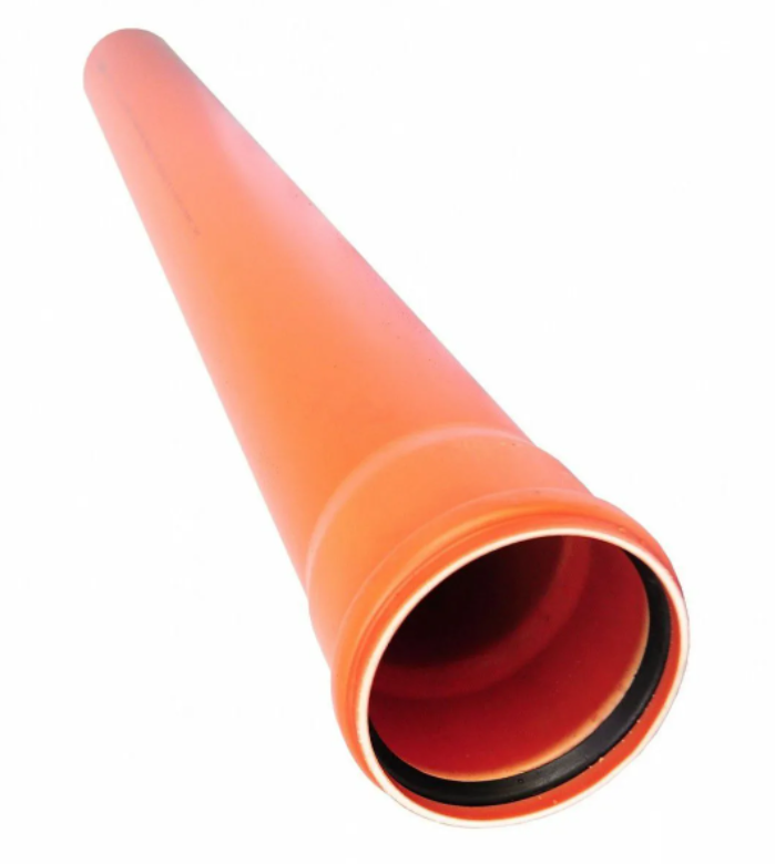 Пластиковая труба Диаметр: 11 мм, Толщина стенки: 3,2 мм, Длина: 0,56 м, Цвет коричневый,