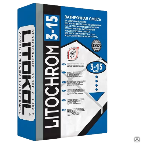 Затирка Litochrom Литохром 3-15 С.80 корничевый 25 кг Litokol Литокол