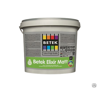 Краска матовая Betek Elixir Бетек Эликсир Matt 