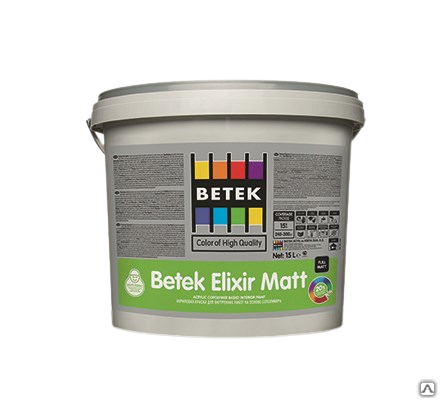 Краска матовая Betek Elixir Бетек Эликсир Matt
