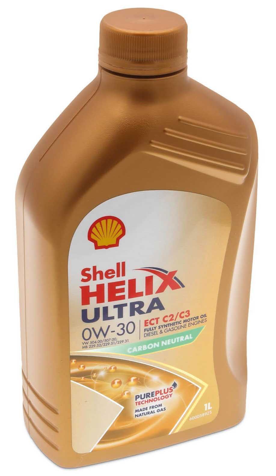 Масло моторное Shell Helix Ultra ECT C2/C3 0W-30 (1 л) Испания