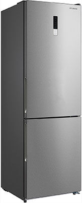 Двухкамерный холодильник Hyundai CC3095FIX нержавеющая сталь