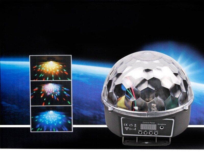 Светодиодный диско шар SkyDisco Crystal Ball Control c ПДУ