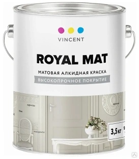 Vincent A-1 Royal mat (Роял мат) краска алкидная матовая 