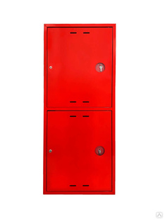 Шкаф пожарный навесной "У" ЭКОНОМ ШПК 320-21 НЗК закрытый (для 2ПК) красный (ФАЭКС, Россия) #1