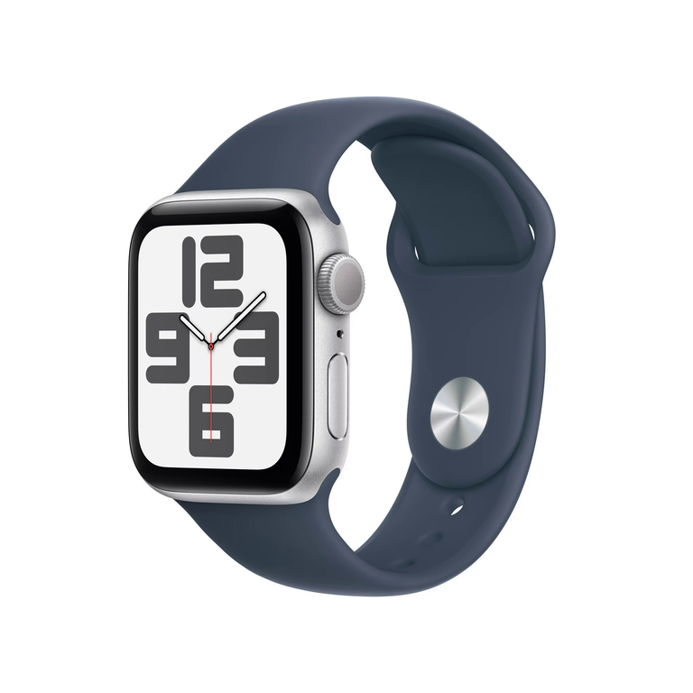 Apple Watch SE 2023 40mm Silver Blue Sport Band S/M