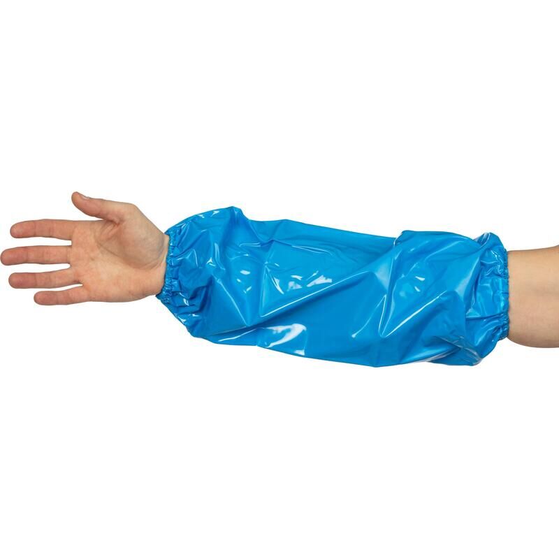 Нарукавник Рукас защитный водостойкий полиуретановый синий длина 46 см (2 штуки/1 пара в упаковке) NoName