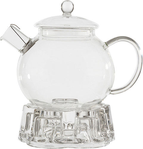 Чайник заварочный Leonord AROMA, боросиликатное стекло, 1 л, на подставке (008245) AROMA боросиликатное стекло 1 л на по