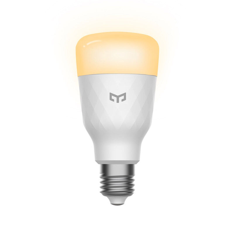 YLDP15YL, Умная лампа Yeelight Smart Bulb 1S E27, 800лм, свет - теплый белый, грушевидная