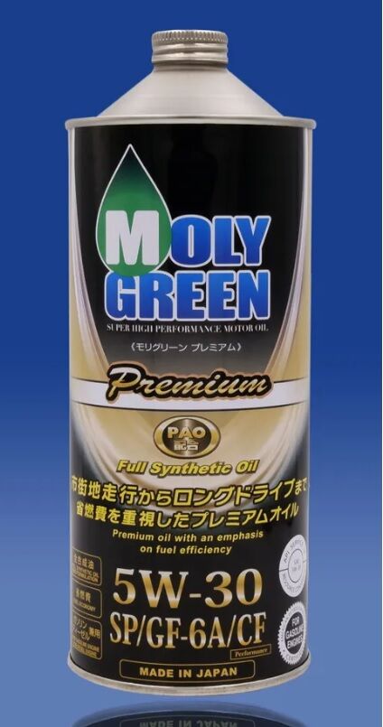 Масло моторное MolyGreen Premium Black 5W-30 GF-6 (1 л.)