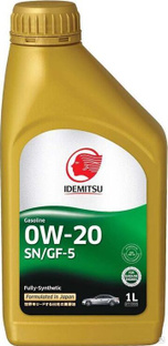 Синтетическое моторное масло IDEMITSU 0W-20 SN F-S (1 л.), 30011325-724 