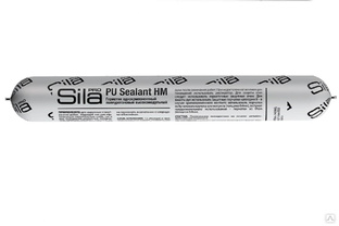 Sila PRO PU Sealant HM 600 BLACK,герметик полиуретан.высокомод,черн. RAL 9005, 600мл 