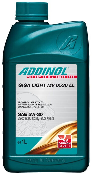 Масло моторное ADDINOL Giga Light MV 0530LL 5W-30 (1 л.)