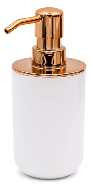 Дозатор для мыла «Ridder» Alba 2015581 на стол белый/медь